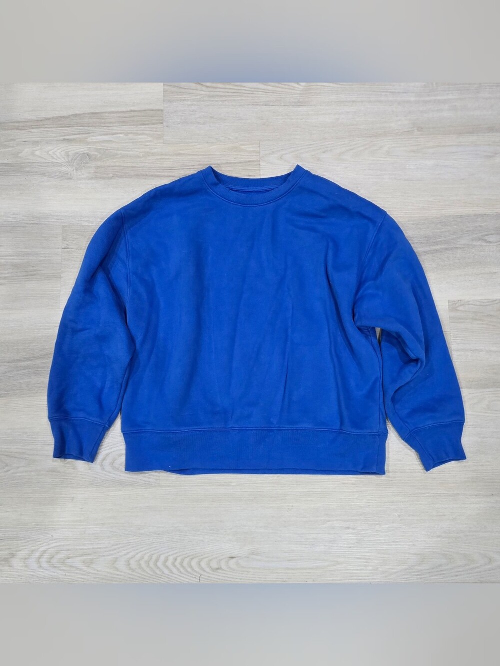 American Eagle Luxe Classic Crewneck Sweatshirt Blue Size M